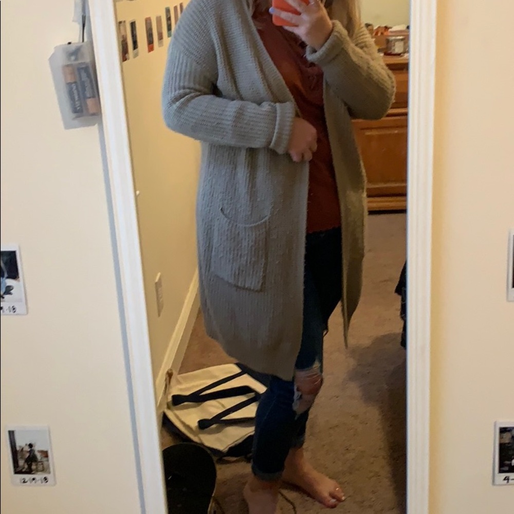 Knit Tan Cardigan